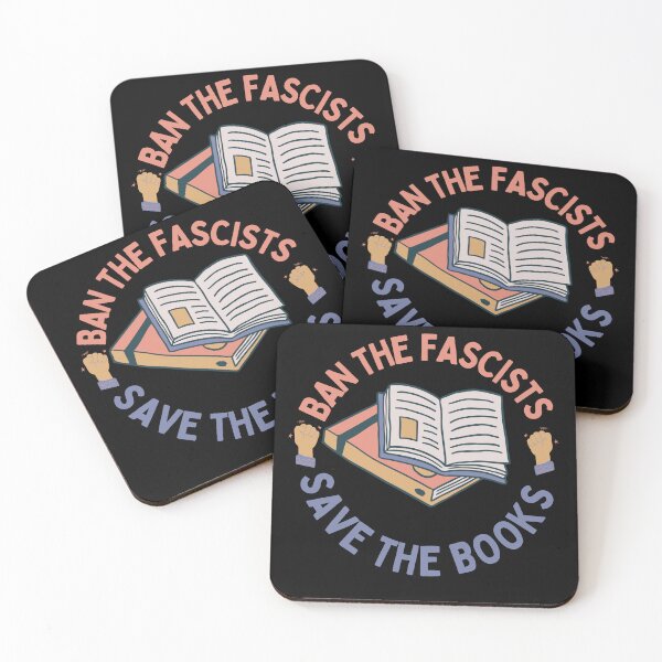 Item preview, Ban the fascists save the books designed and sold by DottedLinePrint.