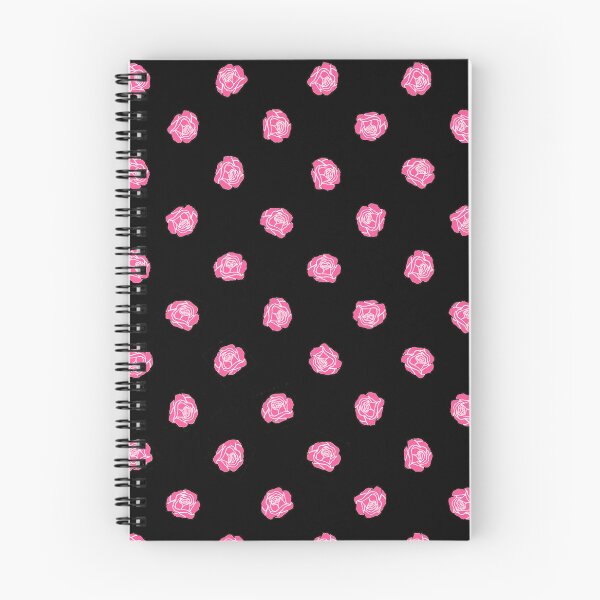 Item preview, Little pink roses on black. designed and sold by saint-shores.
