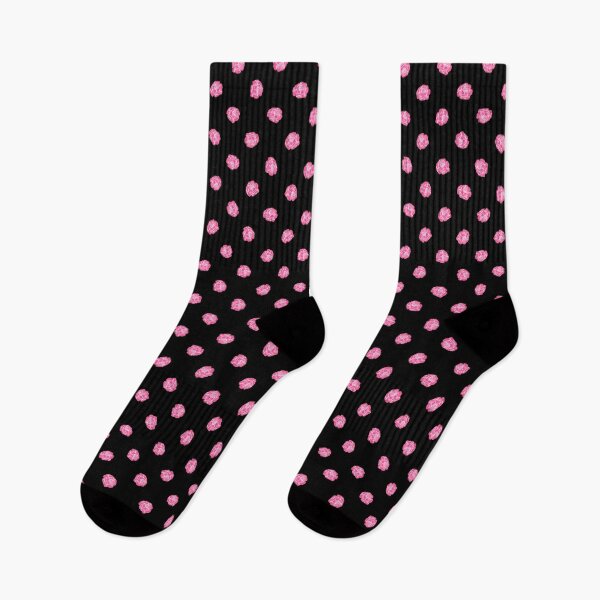 Item preview, Little pink roses on black. designed and sold by saint-shores.