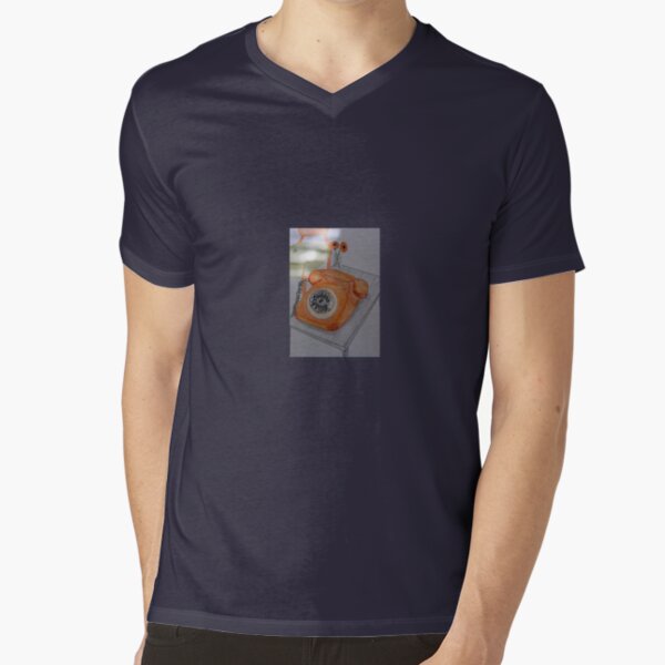 Retro telephone V-Neck T-Shirt