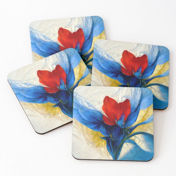 Item preview, Freesia flower, women, blue, red, yellow designed and sold by AnnaMartaFoley.