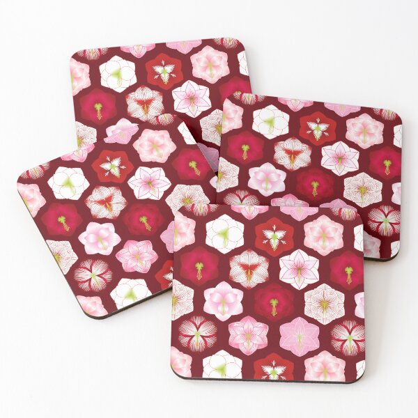 Item preview, Amaryllis Pattern - Burgundy designed and sold by marieofroumania.
