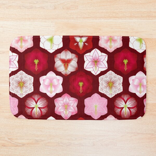 Item preview, Amaryllis Pattern - Burgundy designed and sold by marieofroumania.