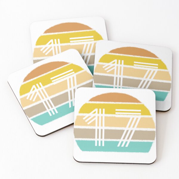 Item preview, Number 17 on Retro Sunset designed and sold by rhombusOnion.