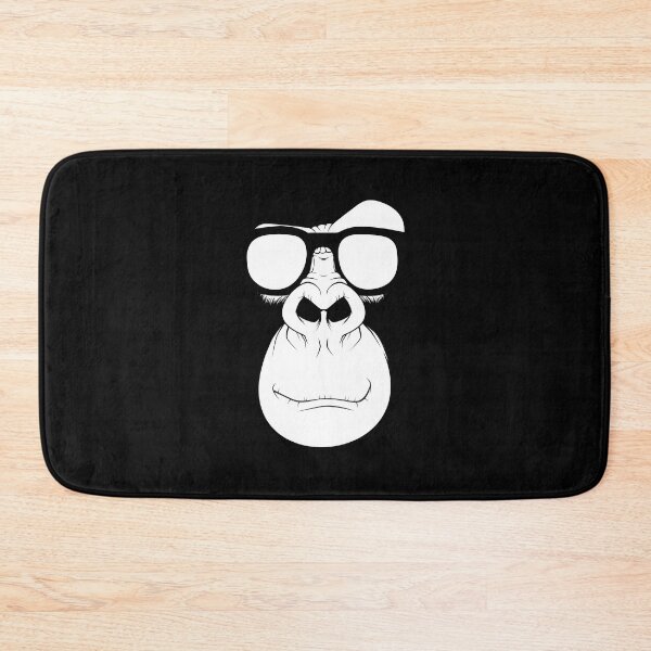 Item preview, Monkey with Glasses Black and White designed and sold by tanabe.