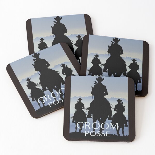 Item preview, GROOM POSSE, BACHELOR PARTY, COWBOY GROOMSMEN designed and sold by DeeATX.