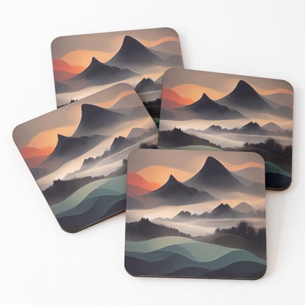 Item preview, Misty Mountains - 6 designed and sold by MrVPhotography.