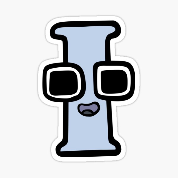 "Alphabet Lore letter i" Sticker for Sale by Uname Redbubble