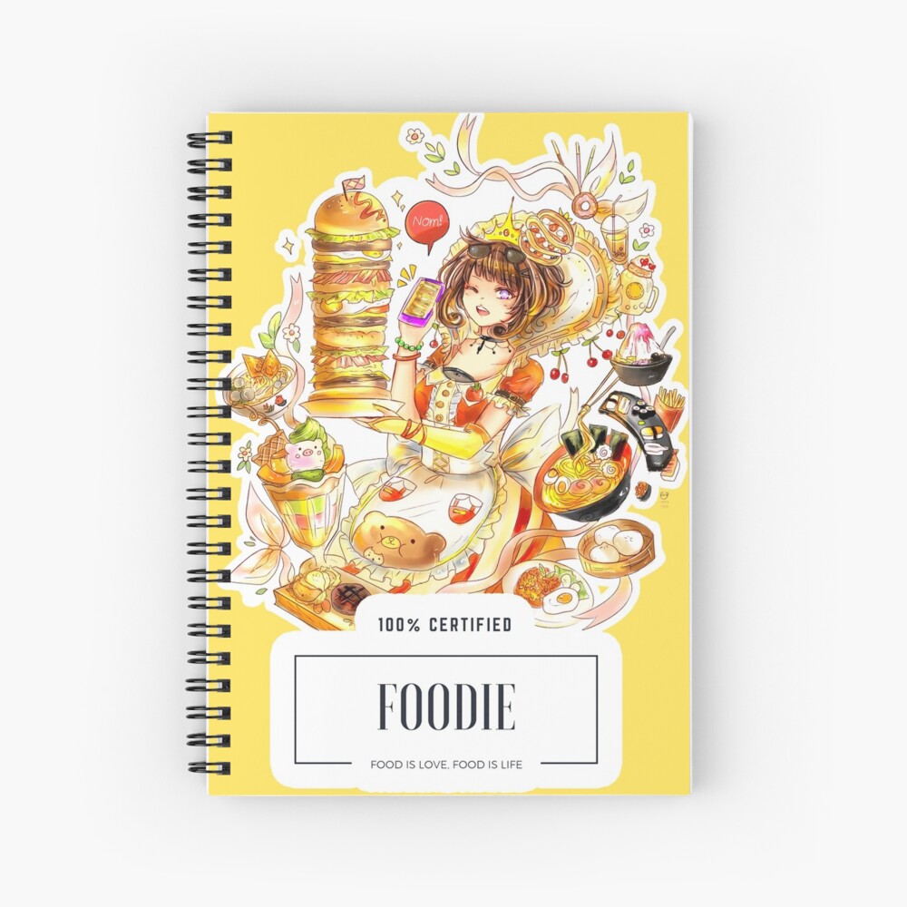 Princess Hobby #03 - FOODIE Spiral Notebook