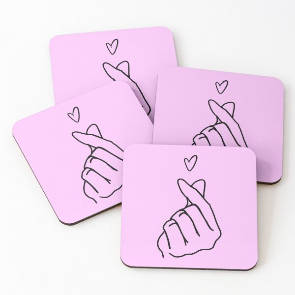 Item preview, Korean finger heart designed and sold by Agazock.