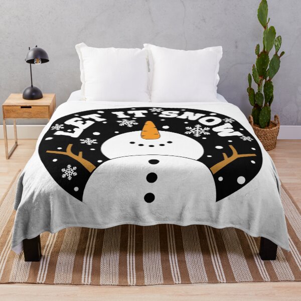 Item preview, Let it Snow Snowman Christmas designed and sold by BlackSnowShop.