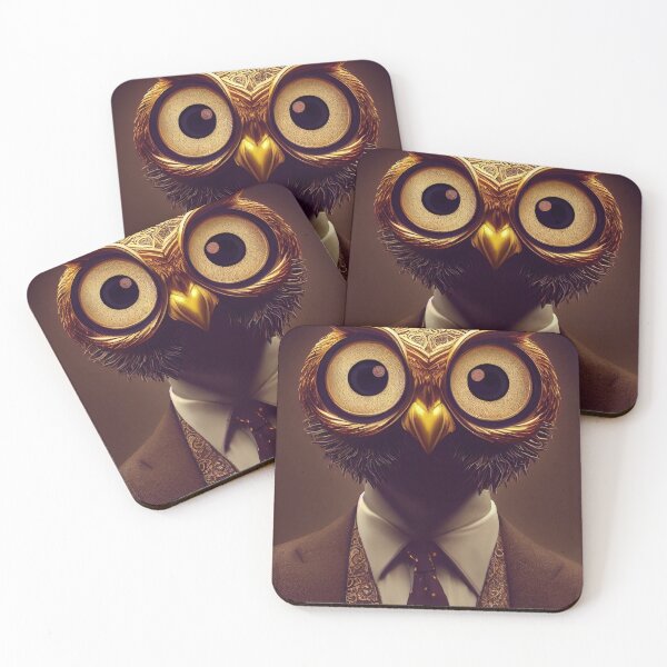 Item preview, Owl in a suit designed and sold by SeyliiShop.