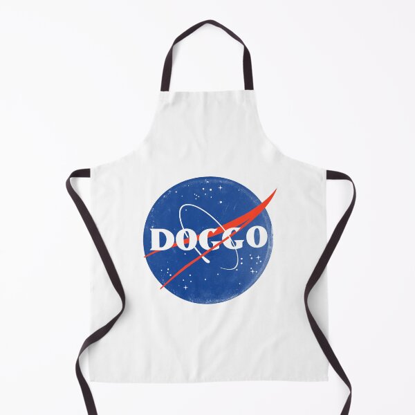 Item preview, Doggo, Nasa Inspired logo, quality logo with grunge texture, Guaranteed best gift for all dog lovers designed and sold by Galactic Fur Baby Federation.