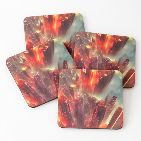 Item preview, red city designed and sold by Jean-François Dupuis.
