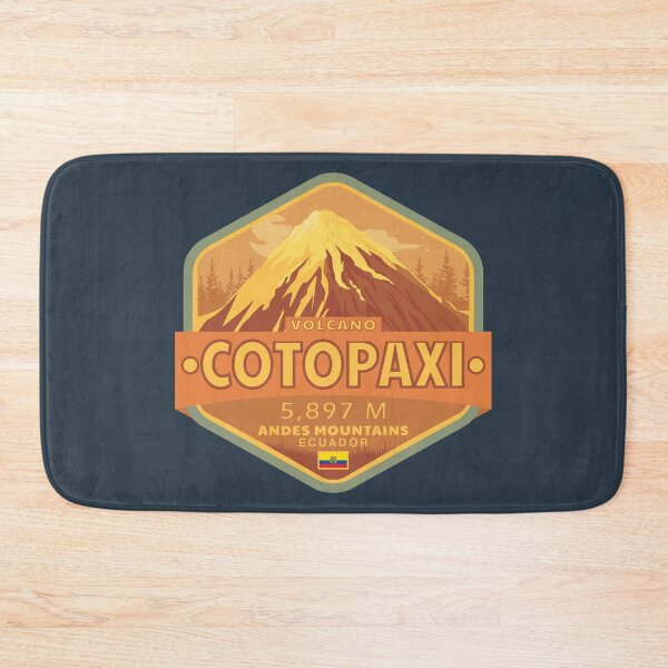 Item preview, Cotopaxi Andes Mountains Ecuador Badge designed and sold by KrisSidDesigns.