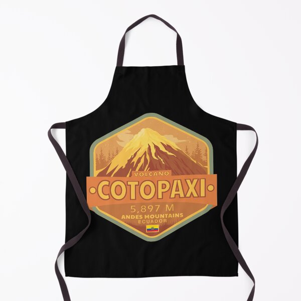 Item preview, Cotopaxi Andes Mountains Ecuador Badge designed and sold by KrisSidDesigns.