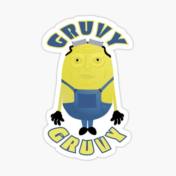 Gru meme Sticker for Sale by Eddlela