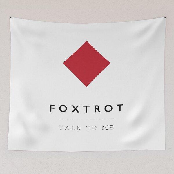 Item preview, Nautical Flag: Foxtrot designed and sold by Caleb Faires.