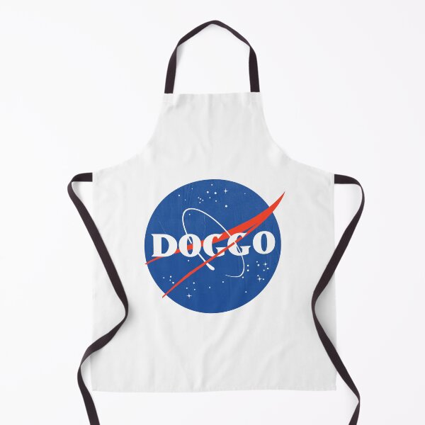 Item preview, Doggo, Nasa Inspired logo, quality logo with grunge texture, Guaranteed best gift for all dog lovers designed and sold by Galactic Fur Baby Federation.