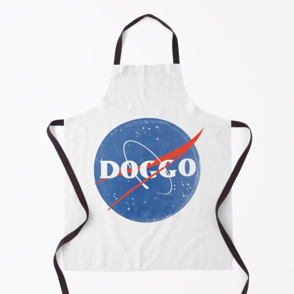 Item preview, Doggo, Nasa Inspired logo, quality logo with grunge texture, Guaranteed best gift for all dog lovers designed and sold by Galactic Fur Baby Federation.
