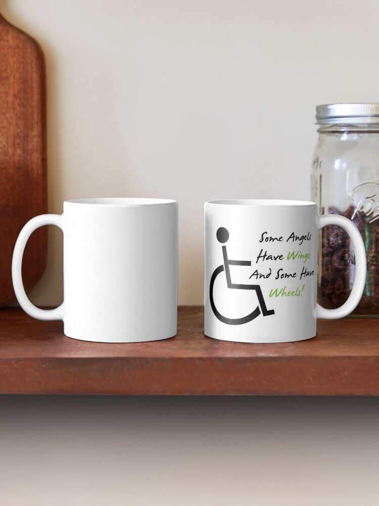 "Disability Awareness Gift Wheelchair Love Support " Mug By Miracletee ...