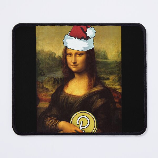 Item preview, Christmas Mona Lisa Polkadot DOT designed and sold by Crypmetal.