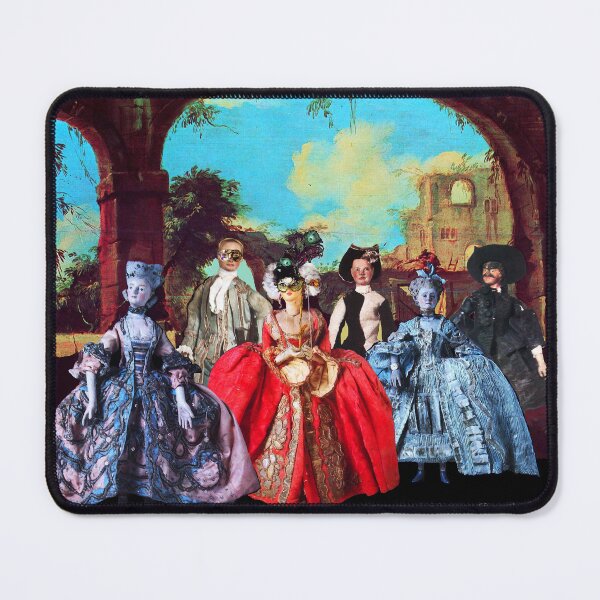 Item preview, ANTIQUE VENETIAN CARNIVAL PUPPETS AND MASQUERADE MASKS designed and sold by BulganLumini.
