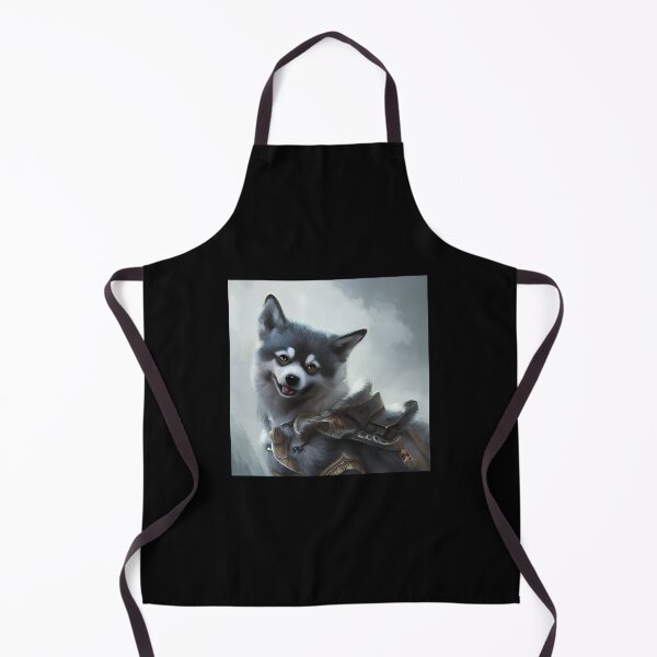 Item preview, AI Generated Art, War Husky/Pomsky designed and sold by RabbitHoleMI.