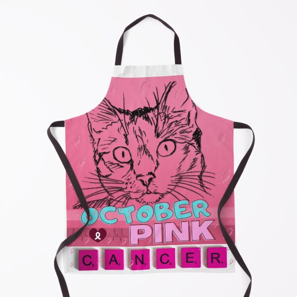 Item preview, The Black Cat in October Wears a Pink Breast Cancer  designed and sold by ABDFRTRENDS ⭐⭐⭐⭐⭐.