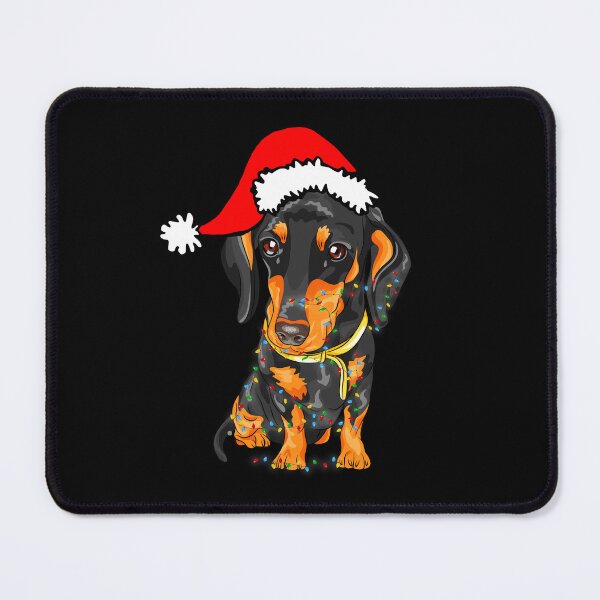 Item preview, Merry Christmas Lights Xmas Dachshund Santa Dog Lover designed and sold by BELASKRI STORE.