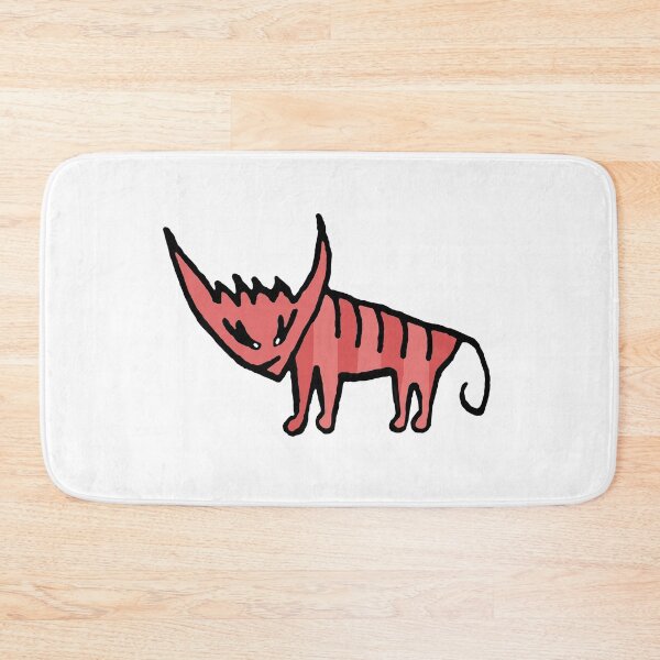 Item preview, Evil cat vampire cartoon illustration designed and sold by DFLC Prints.