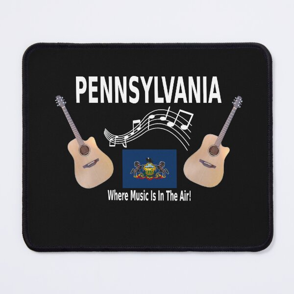 Item preview, Pennsylvania Acoustic Guitar Flag Shirt designed and sold by GuitarNuts.