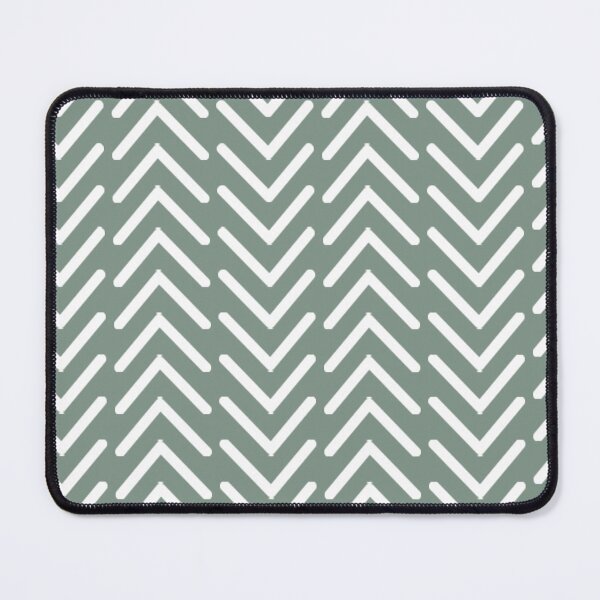 Item preview, Boho, Abstract, Herringbone Pattern, Sage Green and White designed and sold by AichaShopS.
