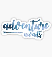 Pegatina La aventura espera