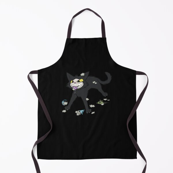 Item preview, Yin Black Kitty Cat playing agressive dnf - Halloween designed and sold by YinYangKat.