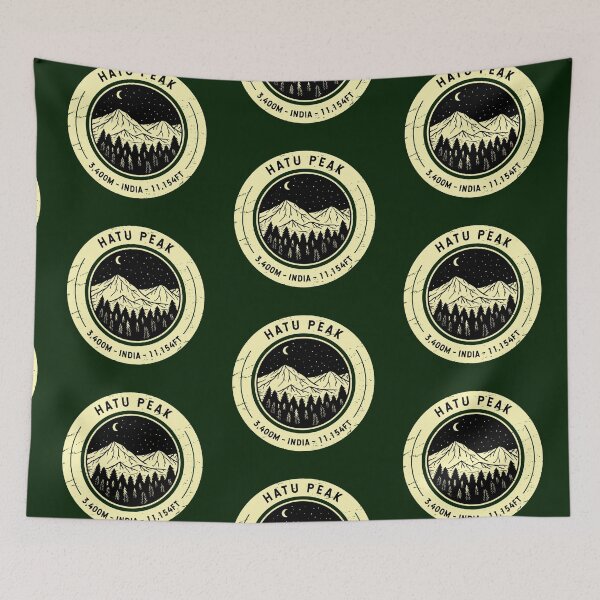 Item preview, Hatu Peak India | Hiking | Skiing designed and sold by KrisSidDesigns.