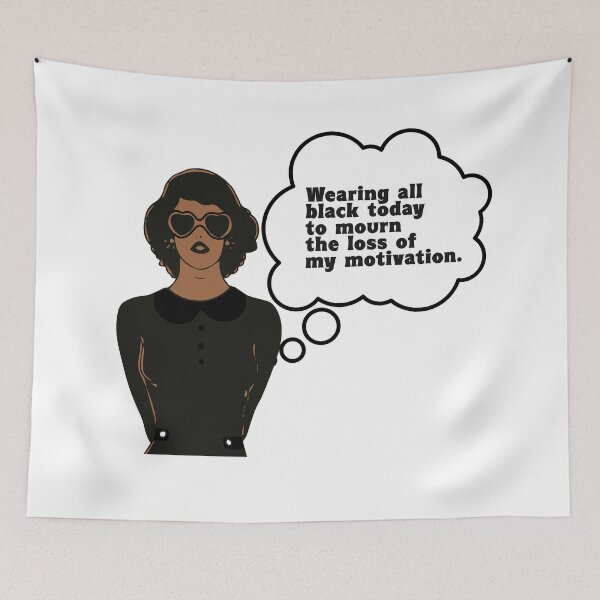 Item preview, Unmotivated to work saying  designed and sold by Emotionville.