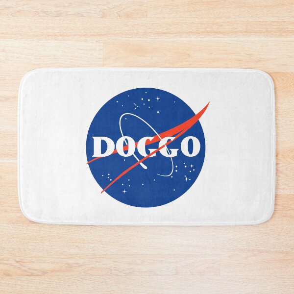 Item preview, Doggo, Nasa Inspired logo, quality logo, Guaranteed best gift for all dog lovers designed and sold by Galactic Fur Baby Federation.