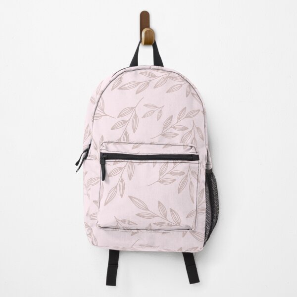 Item preview, Leave design pattern, seamless, Carousel Pink, Wafer, Oyster Pink designed and sold by LishiArts.