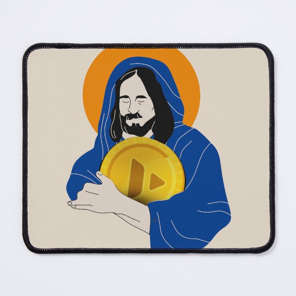 Item preview, Jesus loves Crypto Avalanche AVAX designed and sold by Crypmetal.