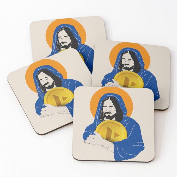 Item preview, Jesus loves Crypto Avalanche AVAX designed and sold by Crypmetal.