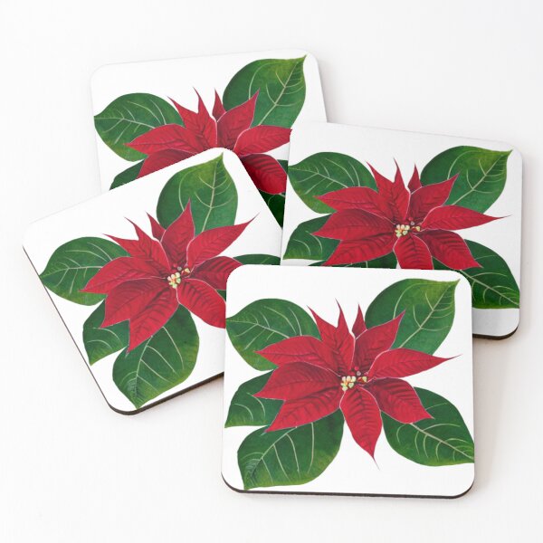Item preview, Holiday Poinsettia designed and sold by TiltedCode.