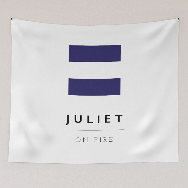 Item preview, Nautical Flag: Juliet designed and sold by Caleb Faires.