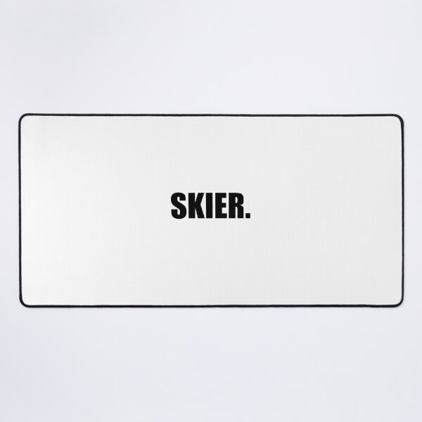 Item preview, Skier, Period. (Black) designed and sold by SkiBumArt.