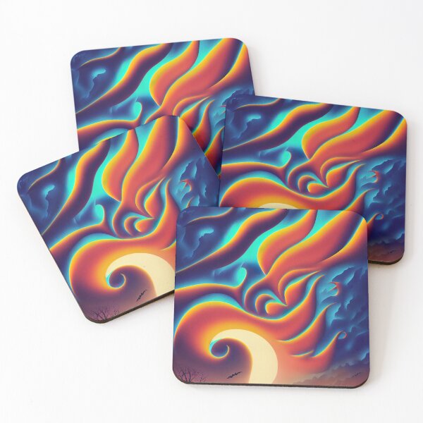 Item preview, Colorful neon flames designed and sold by ComicsFactory.
