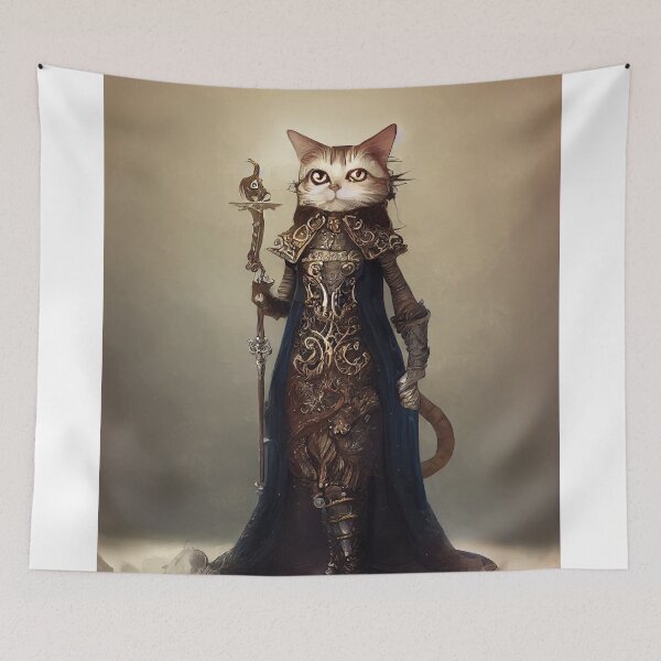 Item preview, cat queen dressed  designed and sold by SeyliiShop.