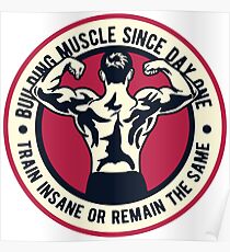 Building Muscle Poster