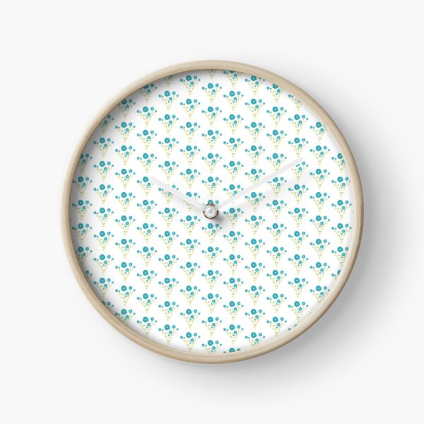 Blue Roses Horloge