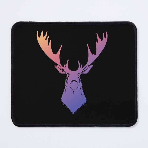 Item preview, Rainbow Moose Print designed and sold by ThePurpleMelon.