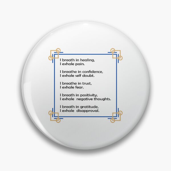 Item preview,  Inhale Exhale Positive Affirmations and Inspirational Messages designed and sold by Inspirationmotivation.